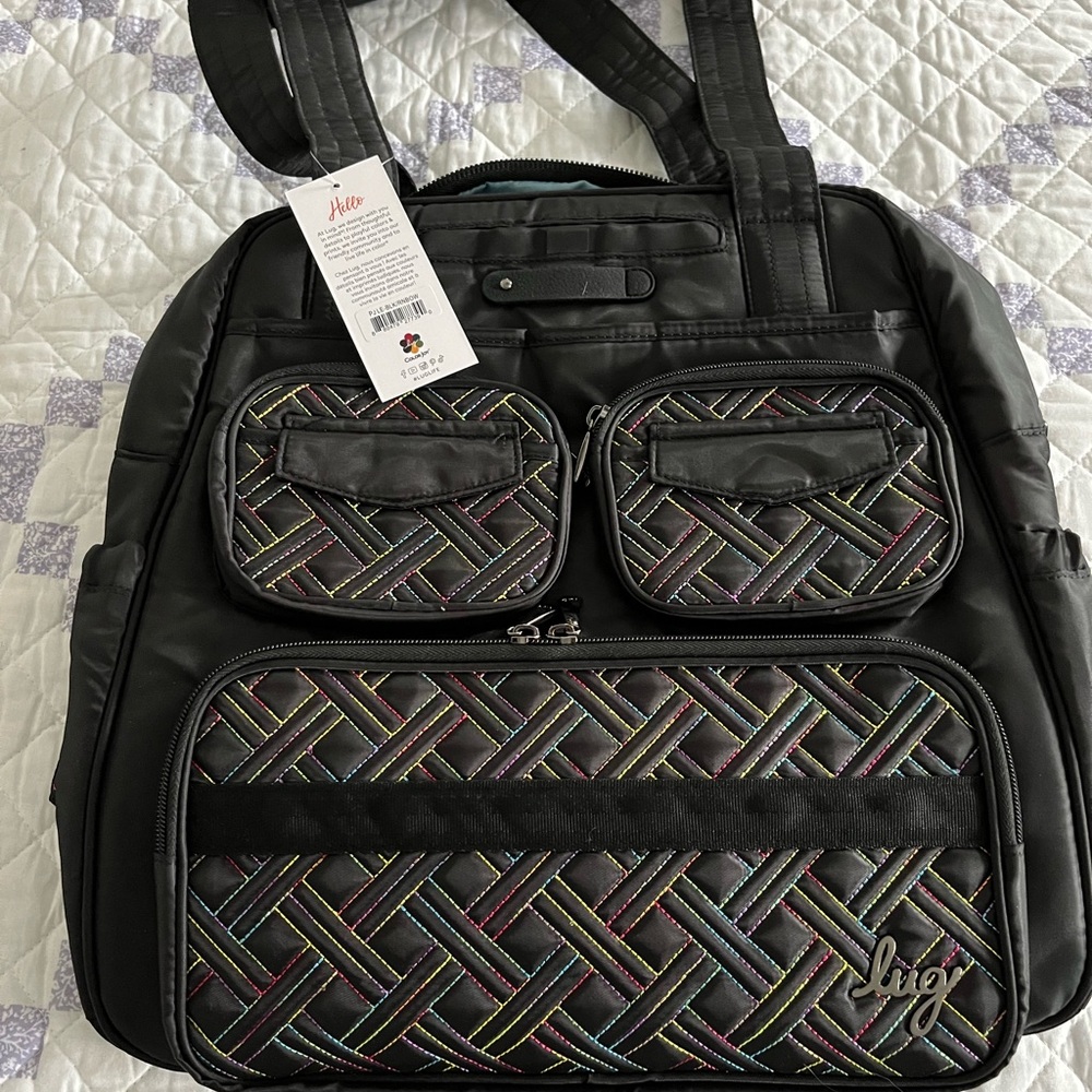 Lug puddle jumper LE black rainbow